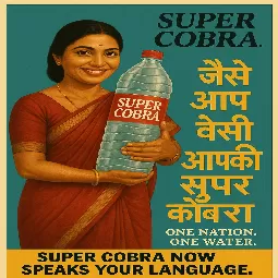 Drinking Water Bottle Super Cobra 1 Liter...